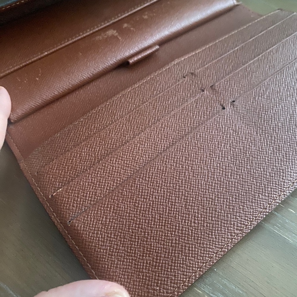 Louis Vuitton LV Long Wallet  Portefeuille Sarah Brown Monogram - Picture 5 of 11